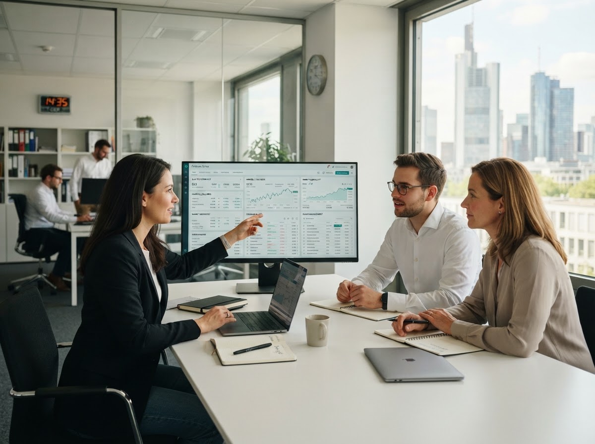 Fintevox Börse Darstellung der Risikomanagement-Oberfläche